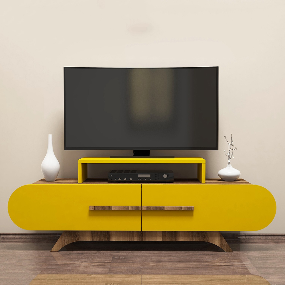Ovalia Yellow TV Stand 145 cm Selsey