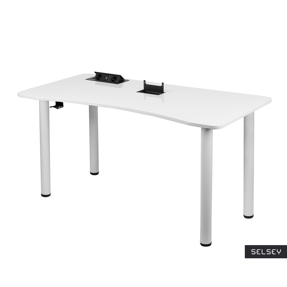 Maleha White Gaming Desk Selsey