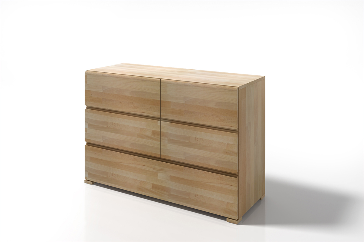 Loke 5 Drawer Beech Chest Of Drawers Selsey