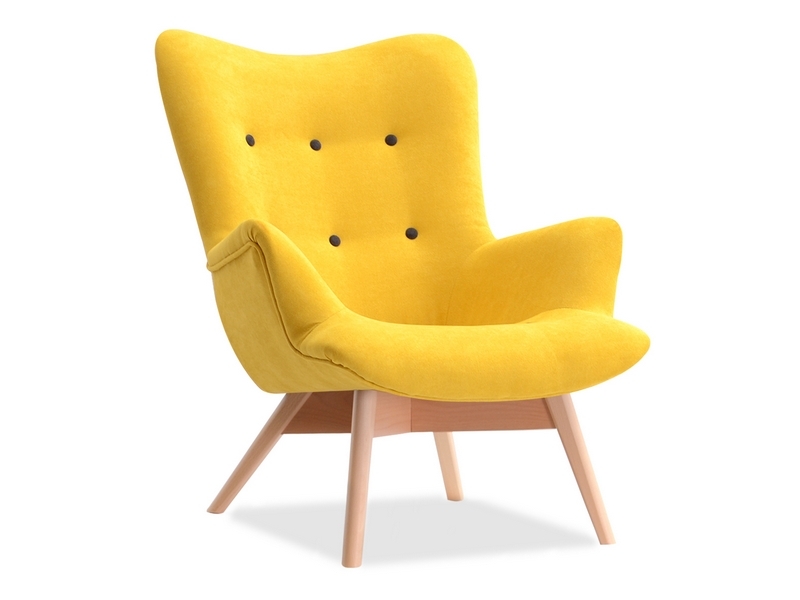 yellow armchair