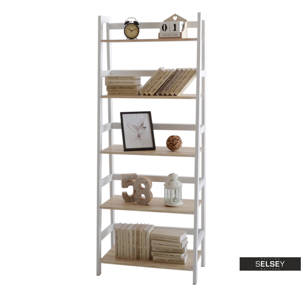 Tower White Ladder Bookcase Original 3744115917120 Jpg