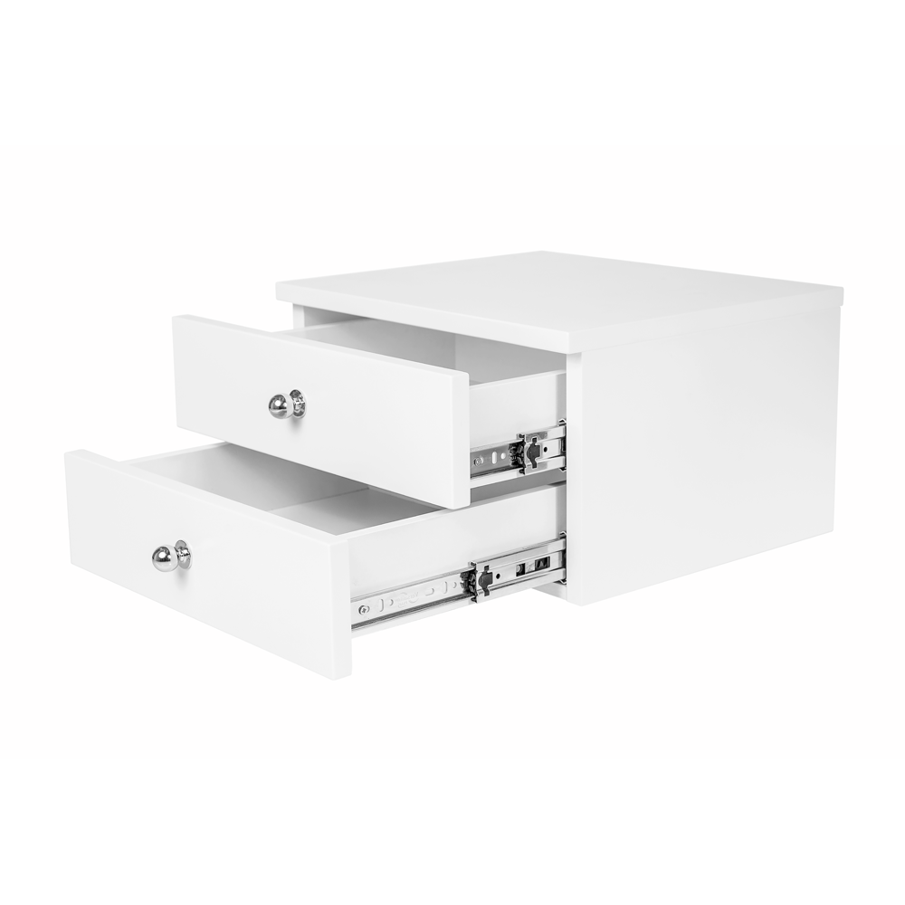 Napoli 2 Drawer Floating Bedside Cabinet Selsey