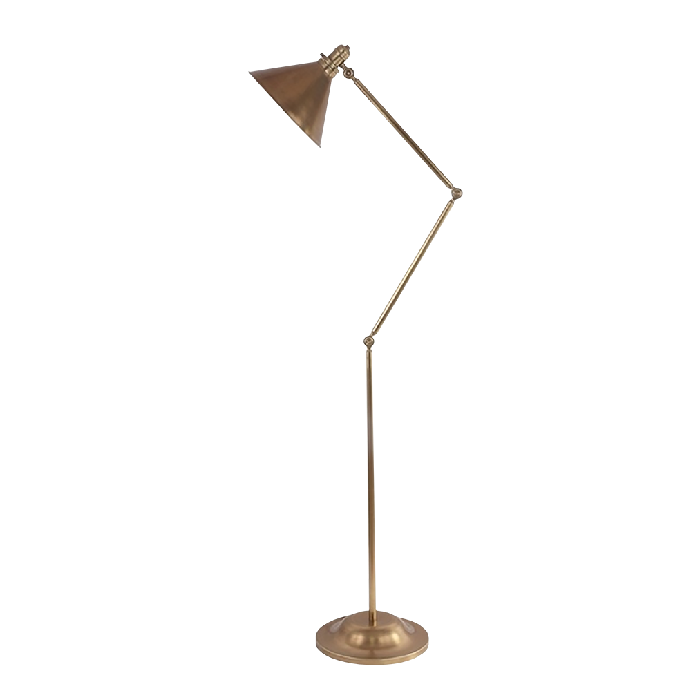 Provence Aged Gold Floor Lamp