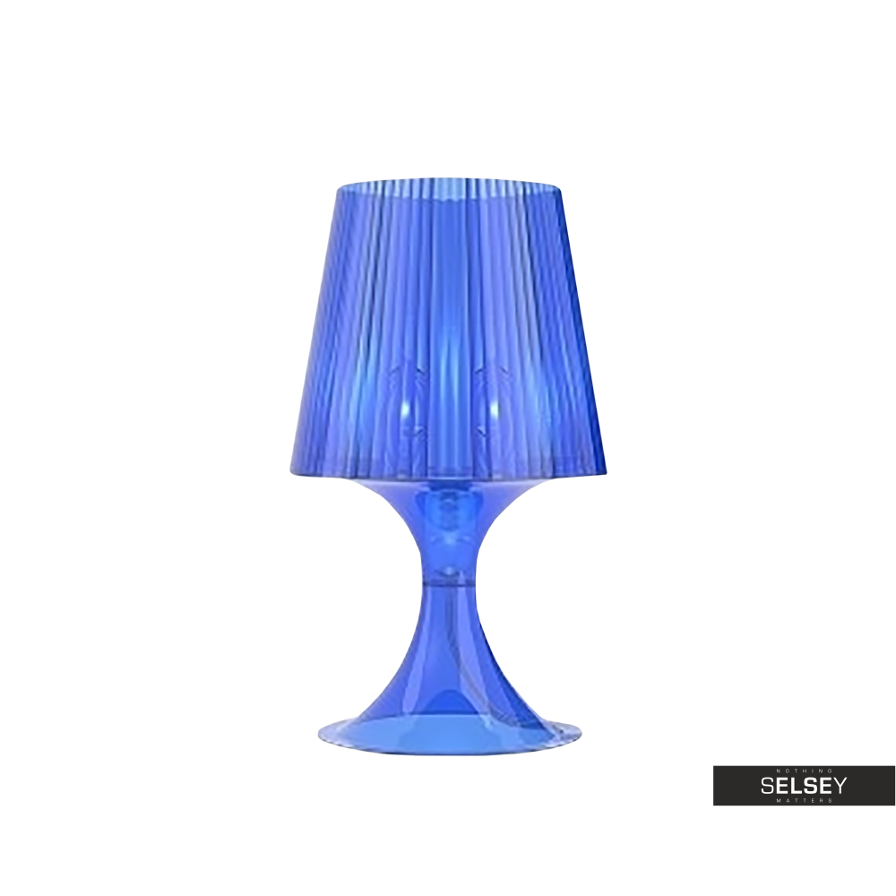 Smart Blue Bedside Table Lamp